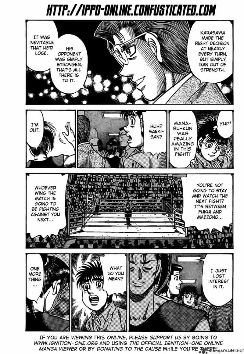 Hajime no Ippo: Fighting Spirit, Chapter 911 image 03